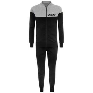Survêtements en polaire d'entraînement Tenue de sport de couleur grise et noire à vendre - Product Image 1