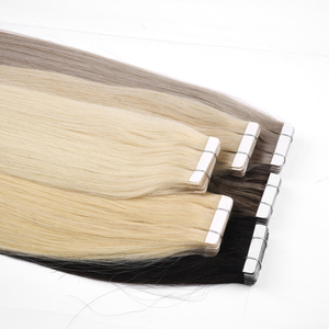 KSWIGS – Extensions de cheveux à bandes adhésives de couleurs mélangées, 100 % cheveux humains vierges Remy, trame invisible pour salons et distributeurs en gros – Vente directe usine - Product Image 6