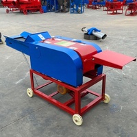 Nouvelle machine à couper l'herbe multifonctionnelle pour l'agriculture domestique à haute productivité, coupeuse de paille humide/sèche avec une capacité de 200 kg/h