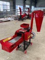 Nouvelle Hacheuse Mobile Humide et Sèche avec Collecteur de Poussière Cyclonique, Capacité 5 Tonnes/Heure, Moteur Diesel/Essence pour Alimentation du Bétail
