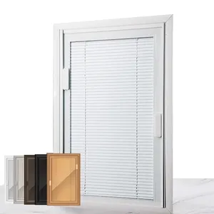 Magate现代金属百叶窗空心内置窗帘百叶窗，带磁性材料块，用于内部玻璃