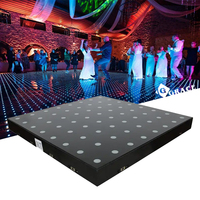 Igracelite Piste de danse magnétique 2 pieds x 2 pieds, éclairage de fête, piste de danse LED à 8*8 pixels