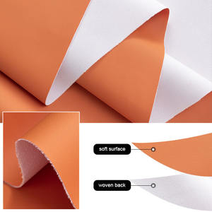 Ignifuge 1 mm d'épaisseur tissé Rexine PU artificiel Faux <span class=keywords><strong>cuir</strong></span> de Silicone synthétique pour canapés napperon siège de voiture Textile à la maison - Product Image 5