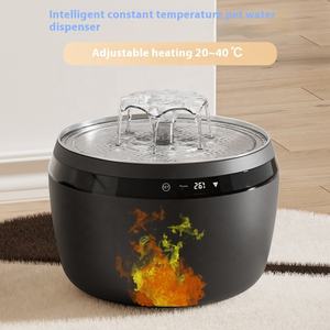 Distributore di acqua per animali domestici a induzione intelligente nuovo filtro a temperatura costante a ciclo automatico per acqua corrente per gatti potenza di carica - Product Image 3