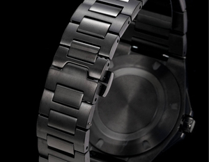 Reloj Deportivo Mecánico para Hombre, Caja de Acero Inoxidable de 42 mm, Esfera Azul, Ventana de Fecha, Cristal de Zafiro, Movimiento Automático, Cierre Plegable - Product Image 5