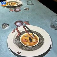 Animación 3D de Interiores Comerciales, Proyector de Realidad Virtual Inmersiva para Comedor, Mesas Temáticas Interactivas, Solución Digital para Restaurantes