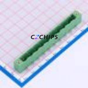 DB2ERM-7.62-10P-GN Plug-in Terminal Block Bent Lead Through Hole,P=7.62mm Board-to-Board / Socket - Closed Screw Fixing 1x10P - Product Image 1