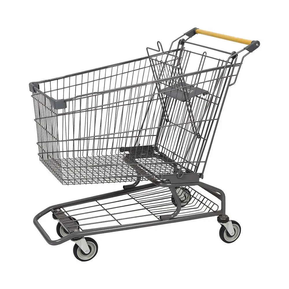 High Quality Supermarket Shopping Trolley EN BS 1929 Smart Shopping Cart