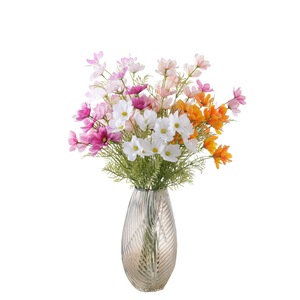ดอกคอสมอสประดิษฐ์ CallaFloral ทำจาก PVC ยางนิ่ม สีขาว ชมพู ส้ม ม่วง แดงกุหลาบ แดงแชมเปญ ก้านเดี่ยว สำหรับตกแต่งบ้าน - Product Image 5