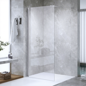 Odern-athroom ALK n hower closure nclosure iixed ateratproof 8mm feafety Lass hhower artition - Product Image 1
