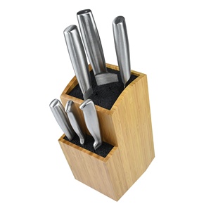 Blocs et sacs à roulettes, bloc à <span class=keywords><strong>couteaux</strong></span> en bambou pour le <span class=keywords><strong>rangement</strong></span> des <span class=keywords><strong>couteaux</strong></span> de <span class=keywords><strong>cuisine</strong></span> - Product Image 3