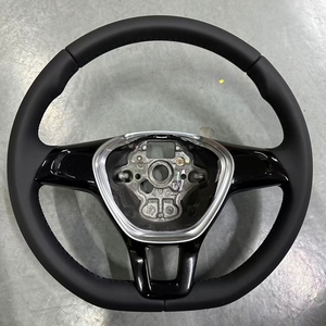 Volante de coche para Volkswagen CC MAGOTAN VW Golf 6 Golf 7 R MK6 MK7 MK7.5 Polo Tiguan Passat GTl Volante de cuero - Product Image 6