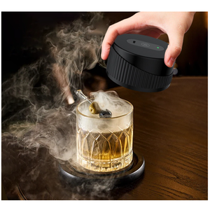 Portable USB Rechargeable Whiskey <b>Cocktail</b> Drink <b>Smoker</b> <b>Kit</b> with 6 Flavors Wood Idea Gift for Men - Product Image 1