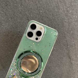 Gran oferta, funda de teléfono con soporte para espejo rosa brillante estrellado para iPhones15 <span class=keywords><strong>Pro</strong></span> Max, accesorios para teléfono para <span class=keywords><strong>iPhone</strong></span> 16 <span class=keywords><strong>14</strong></span> 13pro <span class=keywords><strong>AMX</strong></span> - Product Image 5