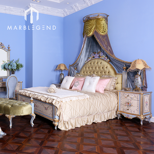 Ensemble de meubles de chambre à coucher de luxe, décoration personnalisée, lit king size classique, mobilier de chambre de luxe <span class=keywords><strong>royal</strong></span>, à <span class=keywords><strong>vendre</strong></span> - Product Image 2