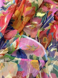 Toub Sudanés para Mujer, Diseño Islámico Árabe, Estampado Digital, Sello Dorado, Dubai, Voile Japonés para Fiesta - Product Image 3