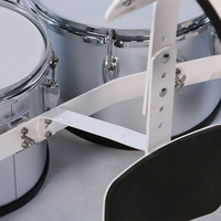 Vente en gros de tambour blanc triple/quadruple, caisse claire de bonne qualité