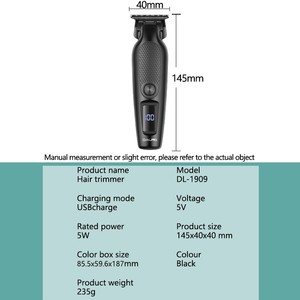 <span class=keywords><strong>DALING</strong></span>, nueva cortadora de pelo eléctrica profesional con carga USB recargable, cortadora de pelo inalámbrica de corte automático, la más nueva para salón - Product Image 6