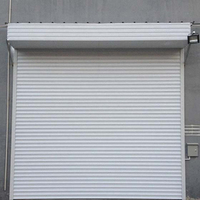 Volets roulants ignifuges de porte de rouleau d'acier électrique industriel moderne pour la sécurité et l'insonorisation