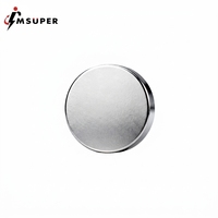 Magnet Tanah Jarang Kuat Diameter 2mm hingga 20mm, Magnet NdFeB Cakram Tipis Berbentuk Lingkaran