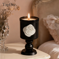 Bougie parfumée en cire de soja pour la Saint-Valentin - Marque privée, logo personnalisé, aromathérapie, cadeau de luxe pour les bars, les restaurants, la décoration de la maison