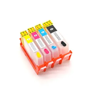 Cartouche d'encre de recharge 4 couleurs HP655 HP670 avec puce ARC pour imprimante <span class=keywords><strong>HP</strong></span> <span class=keywords><strong>DeskJet</strong></span> <span class=keywords><strong>Ink</strong></span> <span class=keywords><strong>Advantage</strong></span> 3525 4615 4625 <span class=keywords><strong>5525</strong></span> 6525 - Product Image 2