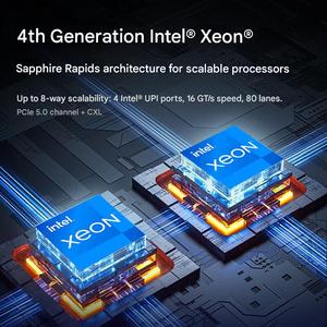 เซิร์ฟเวอร์ AI GPU แบบติดตั้งบนแร็ค 6U รุ่น NF5688M7 ที่ปรับแต่งได้ พร้อม CPU Intel Xeon 2 ตัว ช่องใส่ GPU 8 ช่อง สำหรับศูนย์ข้อมูล ขายส่ง มีสินค้าในสต็อก - Product Image 2
