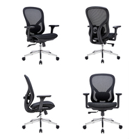Chaise de bureau ergonomique moderne en maille 4D avec accoudoirs, hauteur réglable, pour bureau et école, couleurs personnalisables – Meilleures ventes