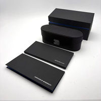 Ensemble d'emballage haut de gamme personnalisé pour lunettes, avec logo couleur, taille, chiffon de nettoyage, carte en papier – Vente directe usine