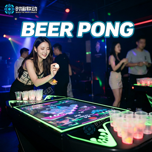 Table de Beer <span class=keywords><strong>Pong</strong></span> - Machine de <span class=keywords><strong>jeu</strong></span> d'arcade sociale pour bar et KTV, jeux interactifs de haute qualité - Product Image 3
