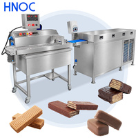 Machine à enrober le chocolat HNOC pour la couverture des fruits, avec refroidissement automatique et fonction de fusion