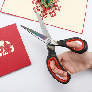 Tesoura de alfaiate premium, revestimento resistente, de aço inoxidável forjado, para costura, couro, vestimenta - Product Image 5