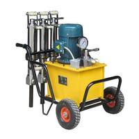 Machine professionnelle de brise-roche, séparateur de roche Diesel, séparateur de roche hydraulique à vendre