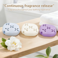 Support de diffuseur de bombes de bain en silicone avec ventouse, accessoires de douche, contenants pour la salle de bain, la chambre à coucher, la voiture