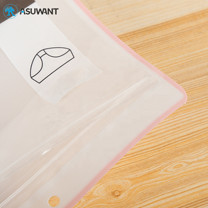 Personnalisé Blanc Translucide Vêtements Sous-Vêtements <span class=keywords><strong>Soutien</strong></span>-<span class=keywords><strong>Gorge</strong></span> de Serrure de Fermeture Éclair D'emballage Jetable Emballage Sacs En Plastique - Product Image 5