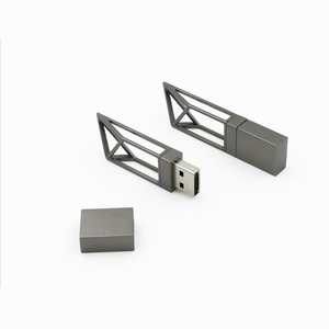 Memoria USB 2.0 de Metal Geométrica de Alta Calidad, Capacidad de 1GB-32GB, 1 Año de Garantía, Marca OEM, Regalo de Boda Perfecto - Product Image 3