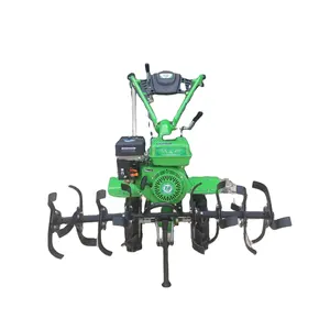 China Best Wholesale Price Hand Held Ploughing Machine Mini Power Tiller Mini Tractor Rotary Mini Power Tiller