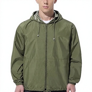 Chaqueta Anorak Resistente al Agua con Dos Bolsillos Grandes, Chaqueta Cortavientos con Capucha y Cierre de Cremallera 1/4 Personalizada, Chaqueta Anorak para Hombre - Product Image 1