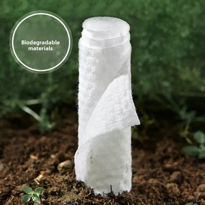 Lingettes biodégradables pour animaux de compagnie en fibre de <span class=keywords><strong>bambou</strong></span>, non parfumées, extra larges et épaisses, pour chiens, 100 unités, logo personnalisé, faible MOQ, pour le toilettage des chats - Product Image 2