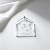 Ornement en cristal personnalisé gravé sur mesure, cadeau de décoration unique et créatif