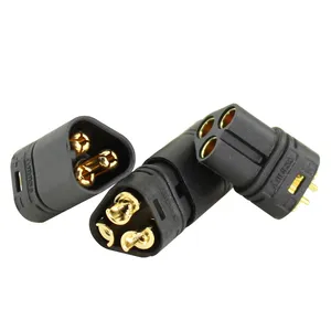 10 Paar Amass Mt60 <span class=keywords><strong>3</strong></span>.5Mm <span class=keywords><strong>3</strong></span> Pole Bullet Connector Plug Mannelijke Vrouw Voor Rc Esc Naar Motor - Product Image 5