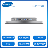 Tablette PC industrielle robuste sans ventilateur 21,5 pouces TFT LCD J6412 1920 x 1080 300 cd/m² tactile capacitif/résistif 8 Go LPDDR4 256 Go SSD