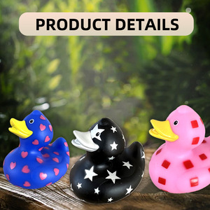 Anatre di Gomma di Sicurezza da 3 Pollici Personalizzabili all'Ingrosso con Logo Stampato, Giocattolo Galleggiante Cognitivo <span class=keywords><strong>per</strong></span> il Bagno, Unisex - Product Image 4