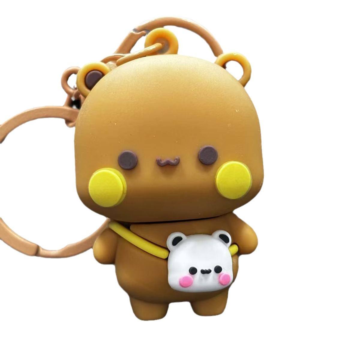 Moilkooe Porte-clés Mignon Panda Bubu & Dudu - Anime Kawaii Cute