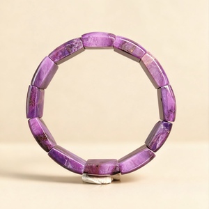 Auténtica Pulsera <span class=keywords><strong>de</strong></span> Sugilita, Protección, Alineación Energética, Cristal <span class=keywords><strong>de</strong></span> Sanación Limpio Energéticamente - Product Image 1