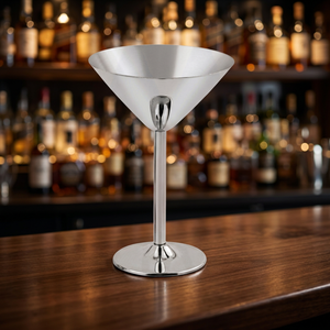 Stainless Steel Martini Cup <b>Bar</b> <b>Tool</b> with Eco-Friendly Design 300ml Capacity for Restaurants & Hotels Modern Luxury Style Martin - Product Image 1