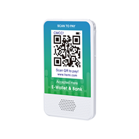 HEMIPAY Y90 Pratique Portable Étudiant Carte D'identité Type Cloud Haut-Parleur Statique QR Code Caisse Enregistreuse Dispositif Avec Haut-Parleur