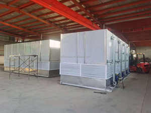 Nouveau compteur carré industriel flux/<span class=keywords><strong>croix</strong></span> flux GRP tour de refroidissement par eau pour le système de refroidissement d'usine de fabrication - Product Image 3