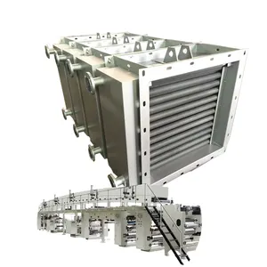 Industriële Ac Aluminium Vin/Vinnen Koperen Spoel Hvac Water Naar Lucht Ketel Luchtvoorverwarmer Warmtewisselaar Condensor