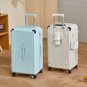 Trolly çanta valiz bagaj setleri çocuklar için bagaj binmek seyahat kontrol çanta bagaj 24 inç Anti çatlak seyahat çantası - Product Image 1